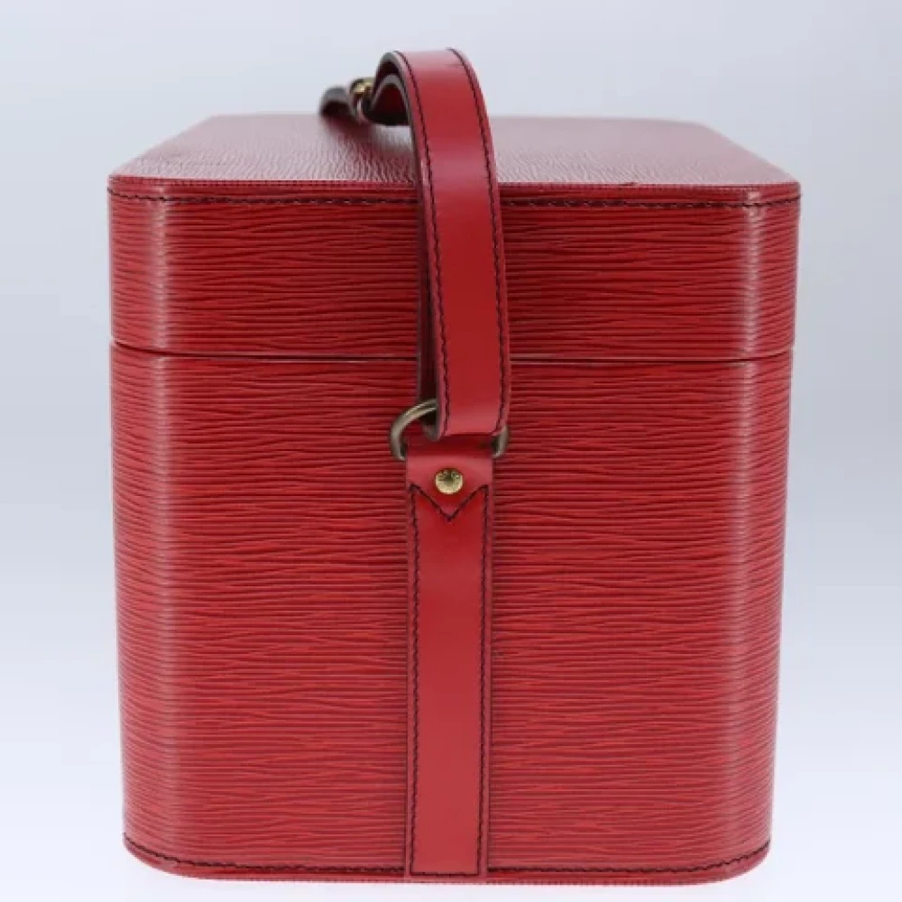 Louis Vuitton Vintage Pre-owned Leather pouches Red Dames