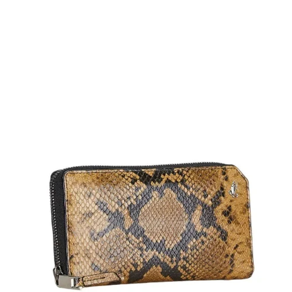 Jimmy Choo Pre-owned Leather wallets Black Dames