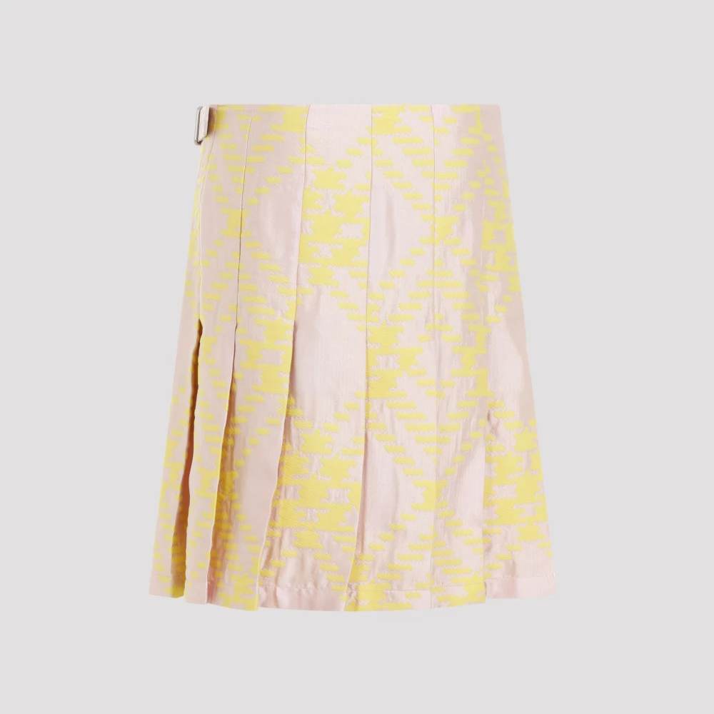 Burberry Roze Paarse Omslagrok Multicolor Dames