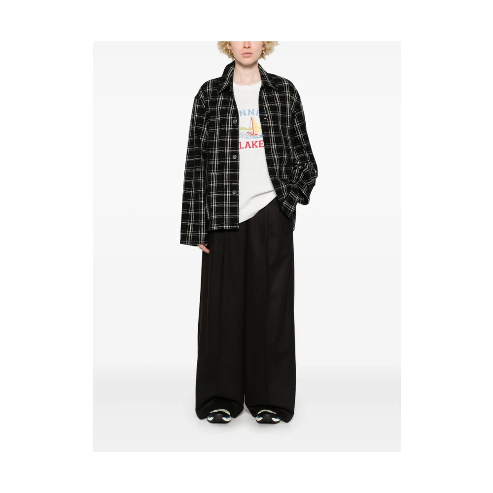 A.p.c. Koffiebruine Broek met Zakken Black Dames