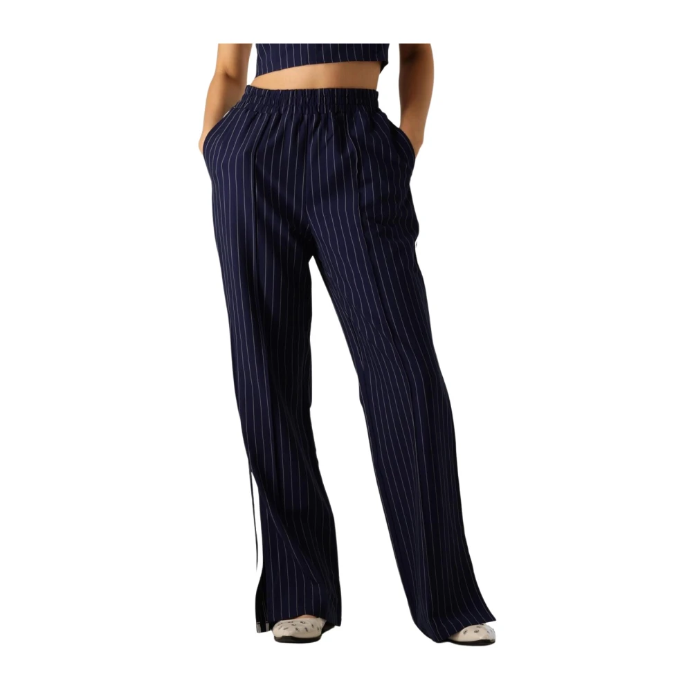 Refined Department Elena Wijde Broek Blue Dames