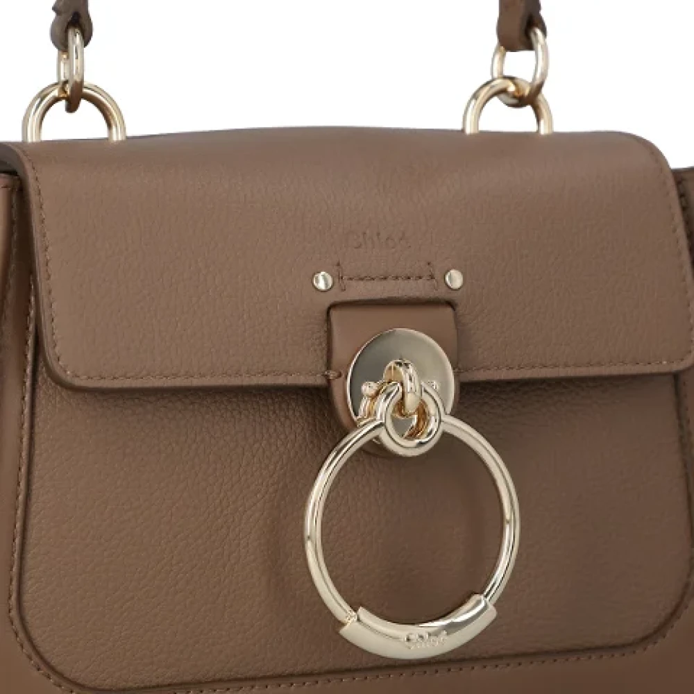 Chloé Leather handbags Brown Dames