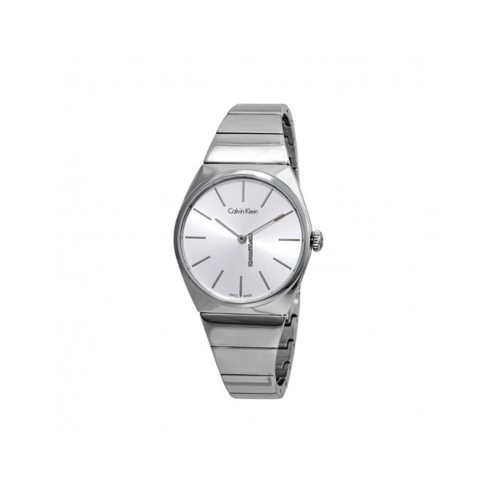 Elegant Sølv Quartz Ur til Mænd | Calvin Klein | Ure | Miinto.dk