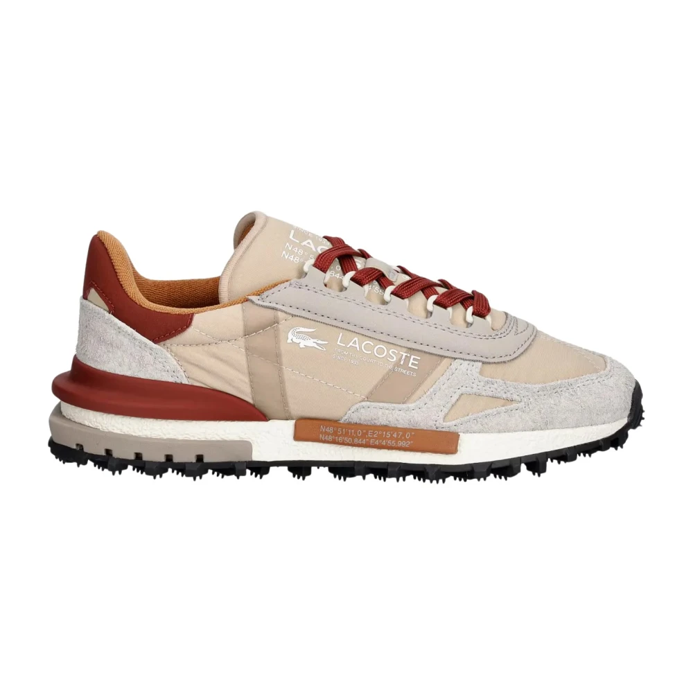 Lacoste Damen Grey,Light Tan Sneakers Elite Active Grey/ Light Tan Eur Größe 39 - Bild 4