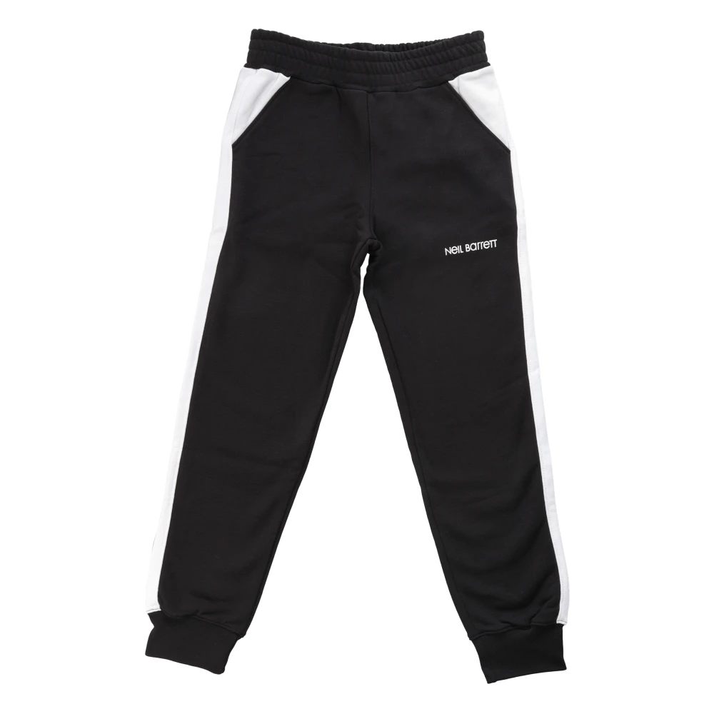 Neil Barrett Barn Sweatpants Bomull 100% Black, Pojke