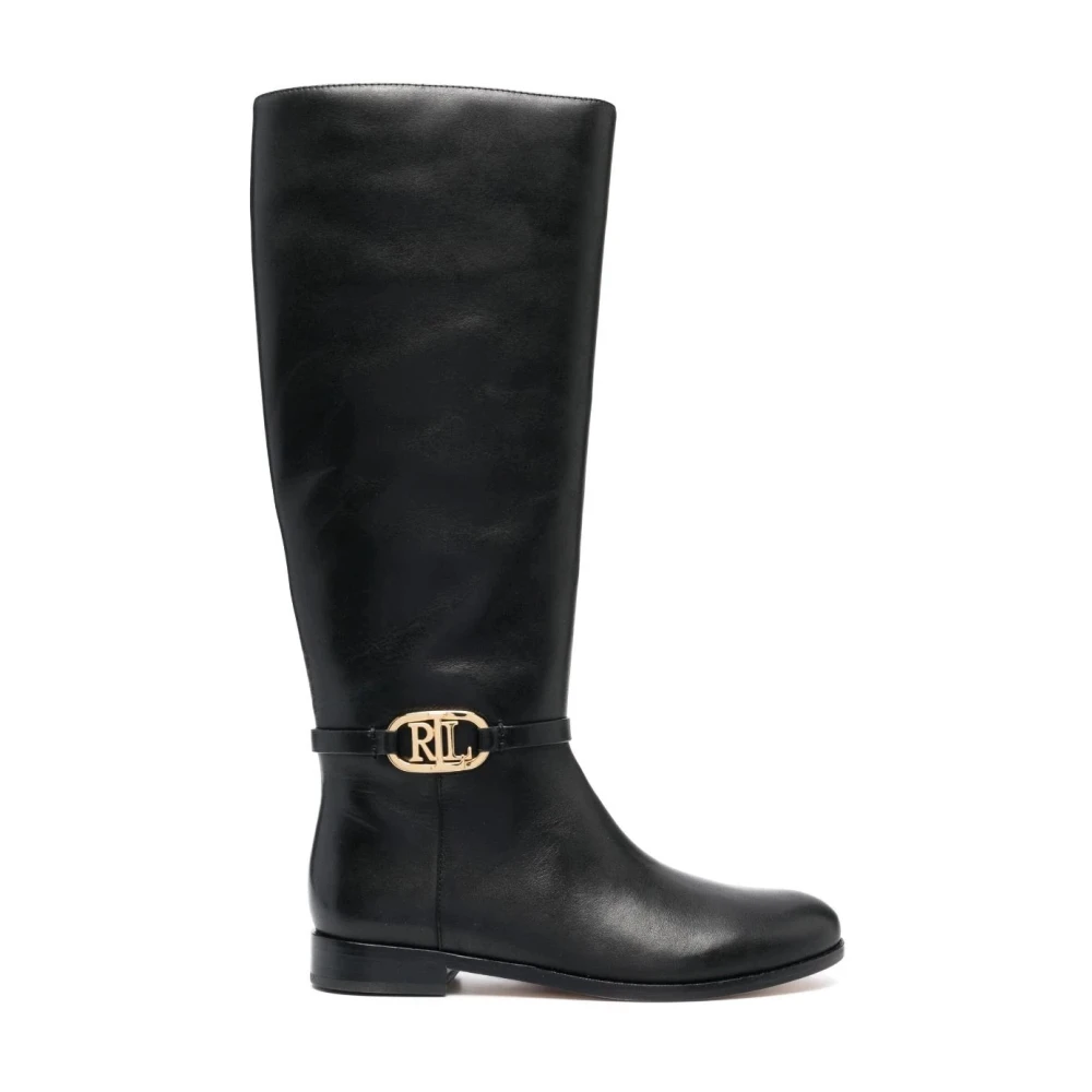 Ralph Lauren Women's Black Bridgette Tall Boots