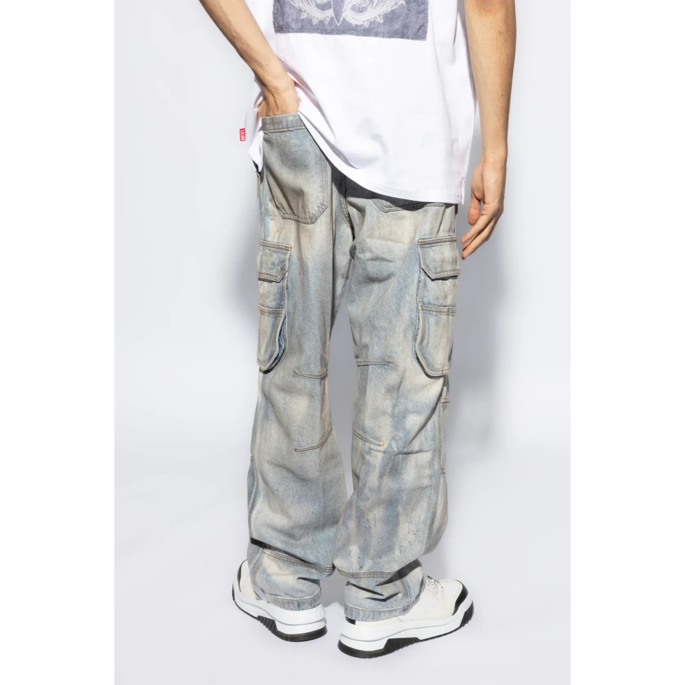 Diesel Jeans D-Fish-Cargo L.32 Blue Heren