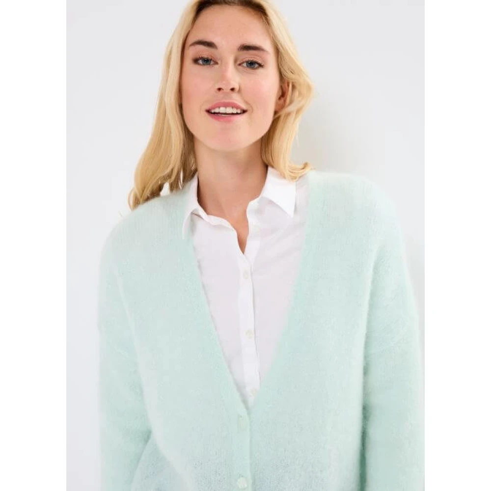 Des Petits Hauts Oversized Vest met Zakken Blue Dames