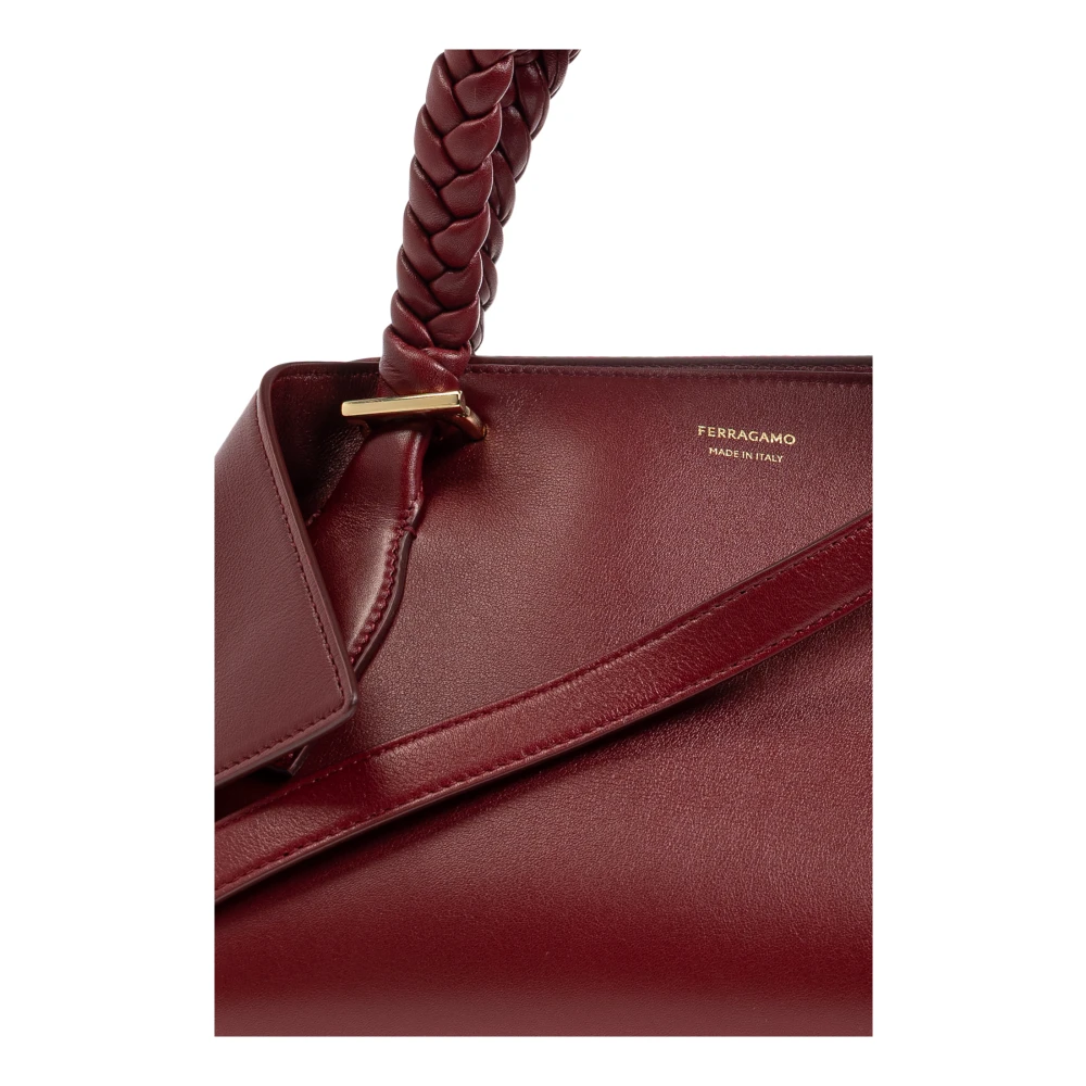 Salvatore Ferragamo Handtas Sjaal Red Dames