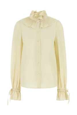 Solid Crepe De Shirt