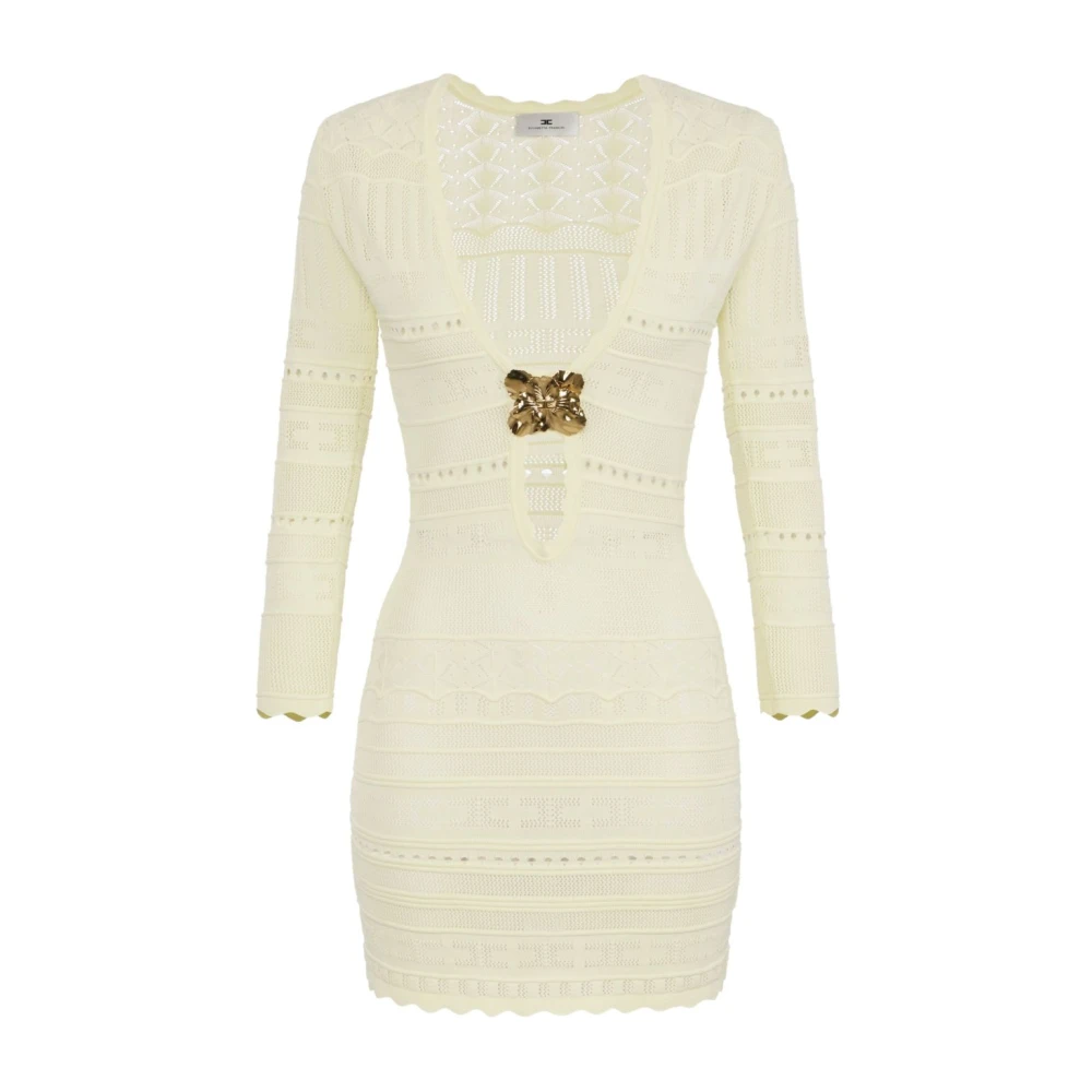 Dresses > Day Dresses > Knitted Dresses - - Elisabetta Franchi - Modalova