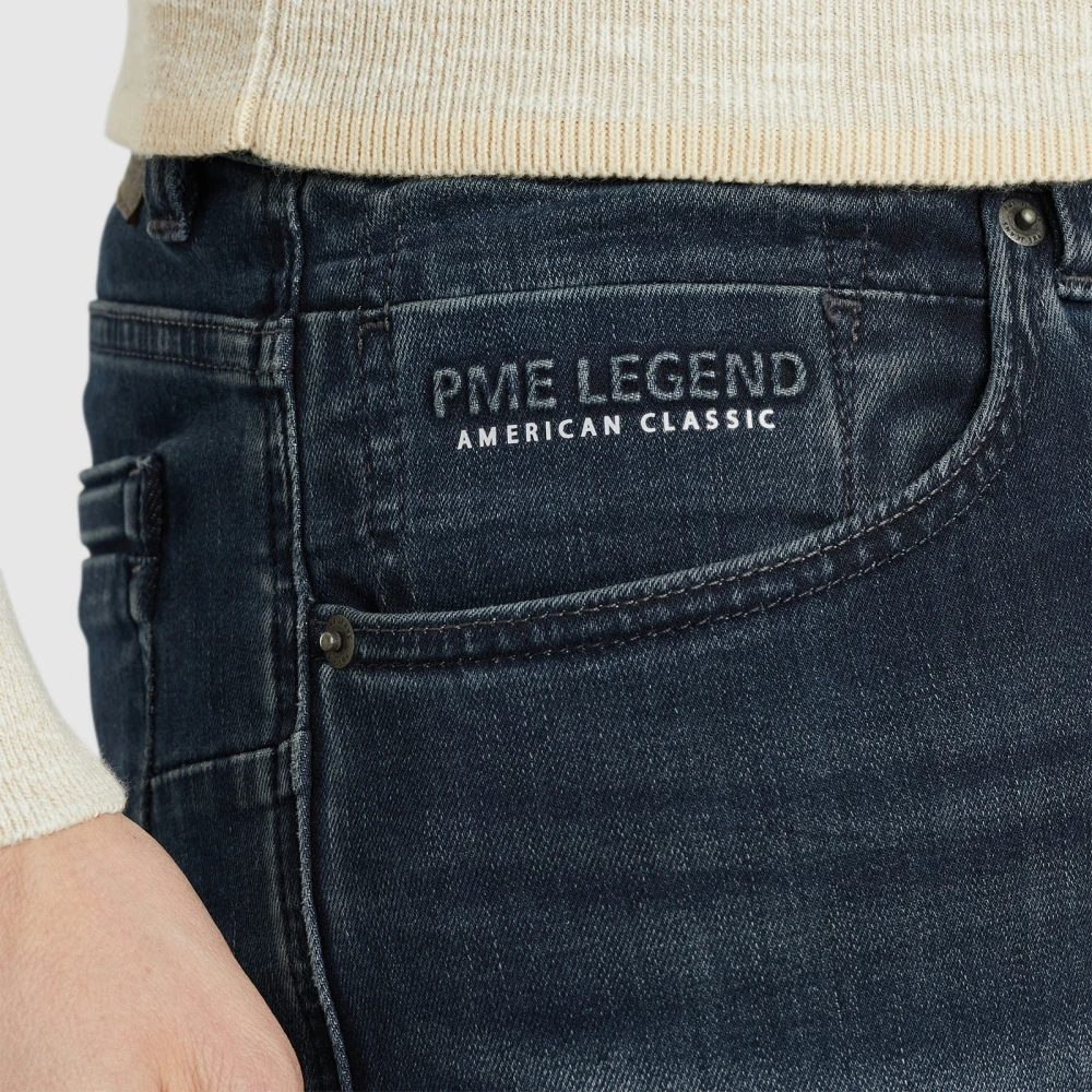 PME Legend Nightflight Slim Denim Jeans Stone Grey Blue Heren