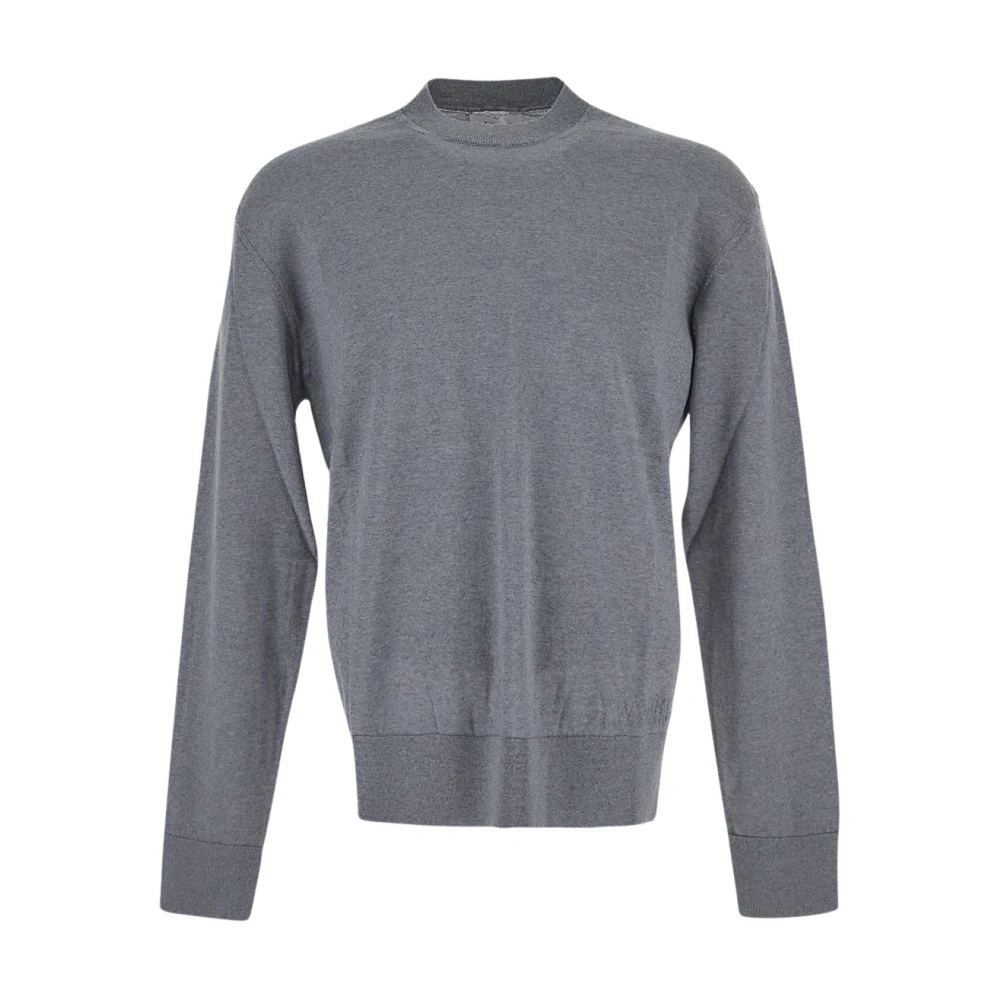 Laneus Wollen Crewneck Gebreid Gray Heren