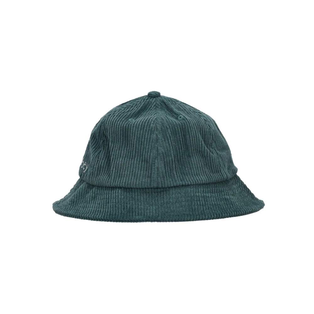 Obey Cord Bucket Hat Dark Cedar Green Heren