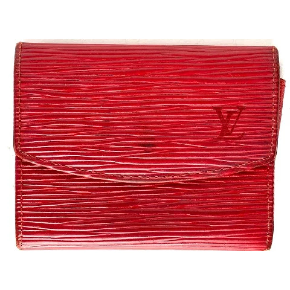 Louis Vuitton Vintage Begagnade plånböcker Red, Dam