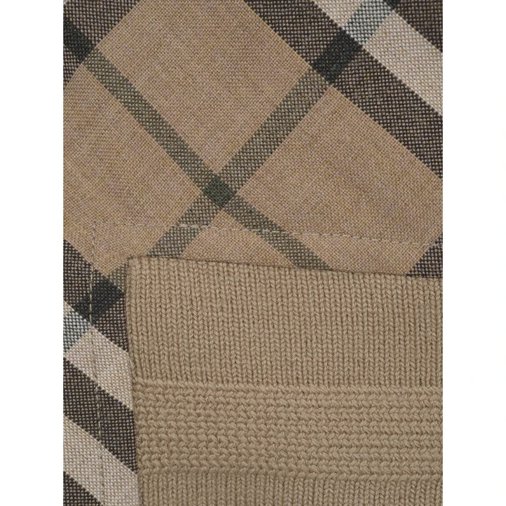 Burberry Ruitprint Harrington Wollen Jas Multicolor Heren