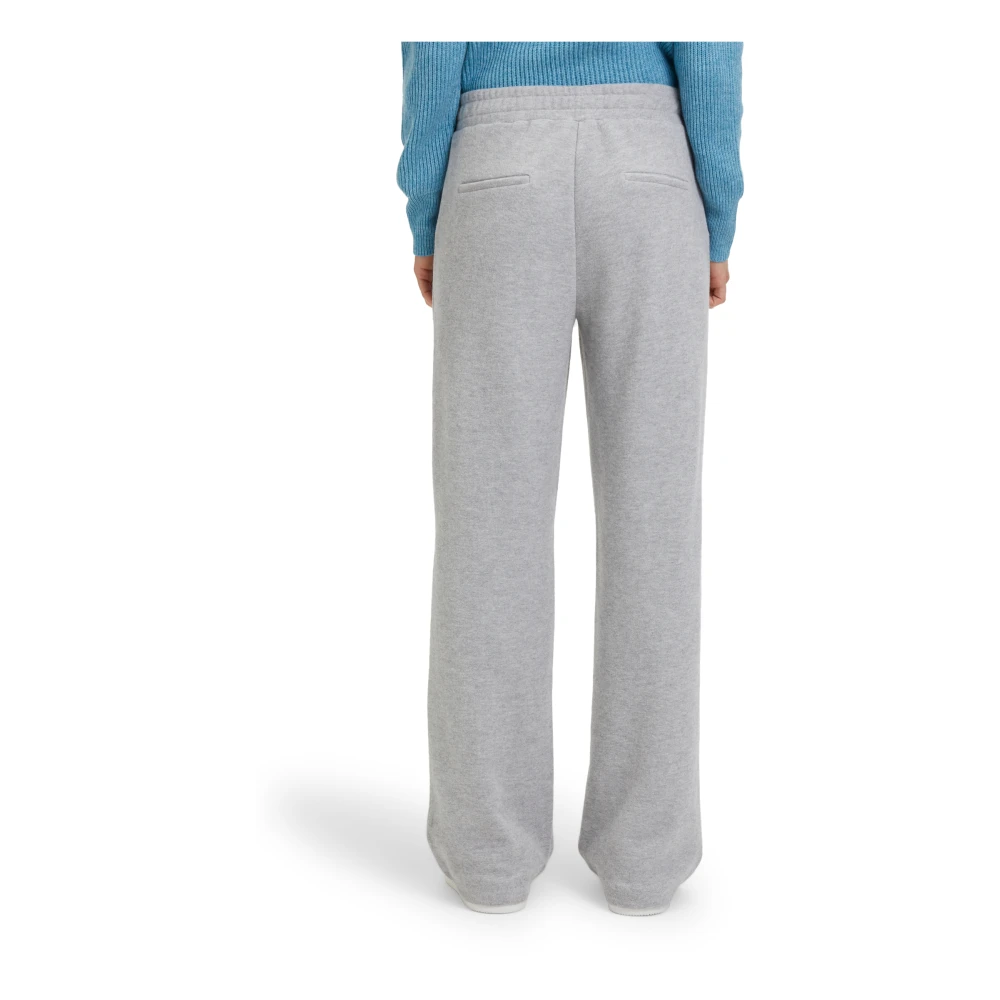 Betty & Co Elegante Wijde Pijp Aantrekbroek Gray Dames