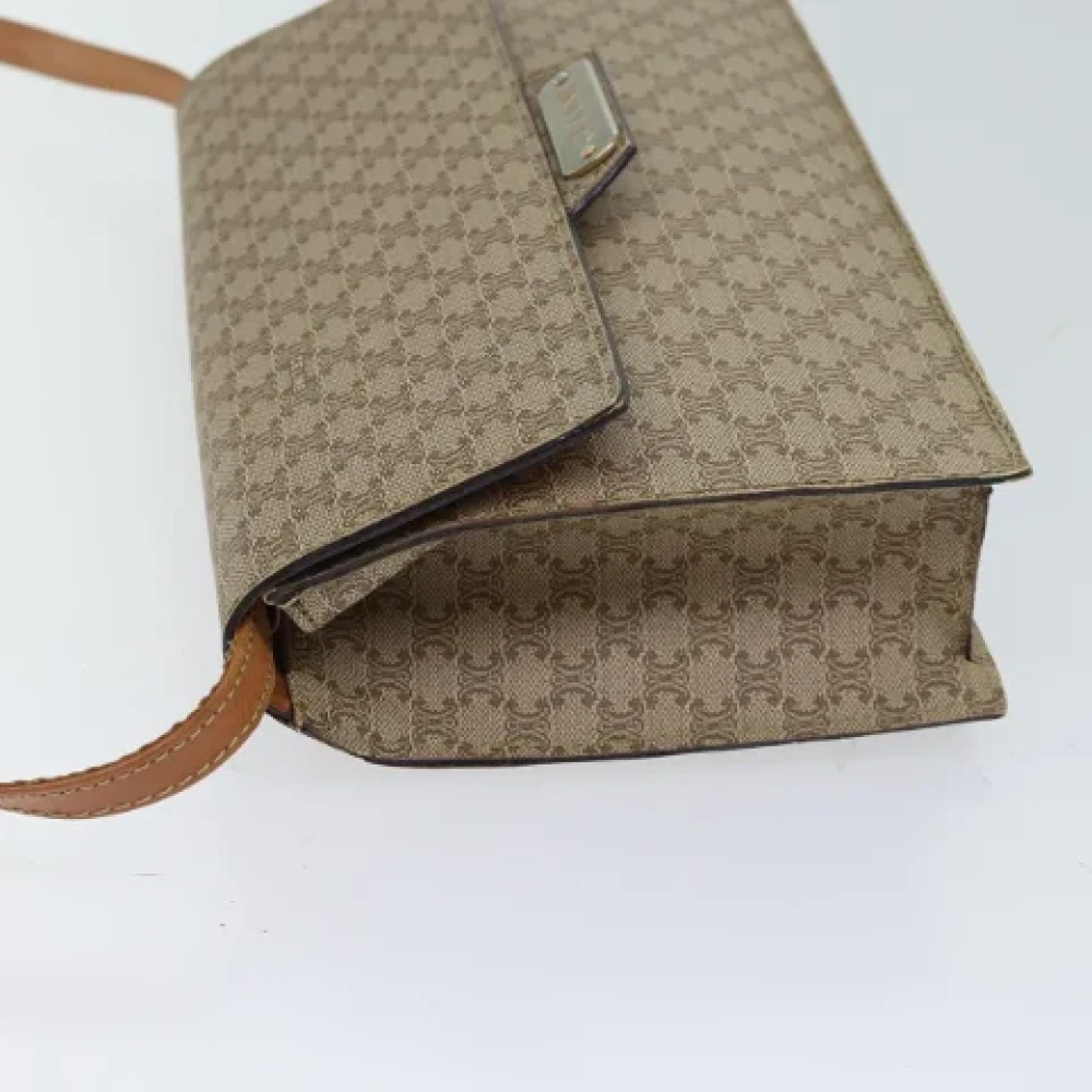 Celine Vintage Pre-owned Fabric celine-bags Beige Dames