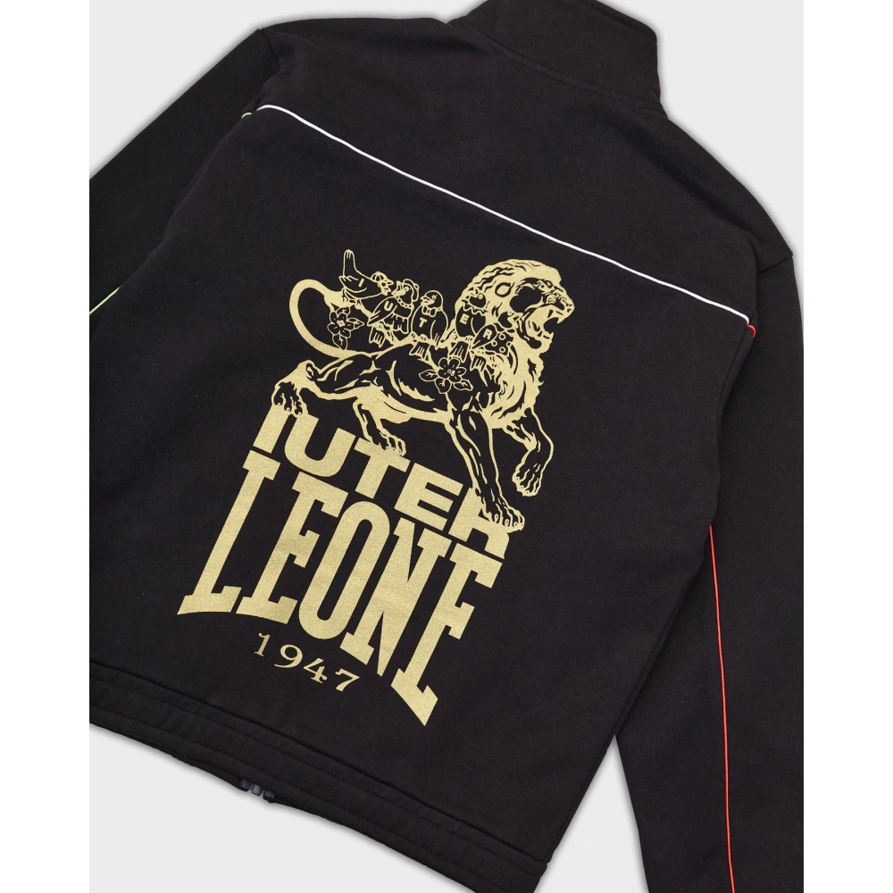 Iuter Leone Track Jacket in Zwart Black Heren
