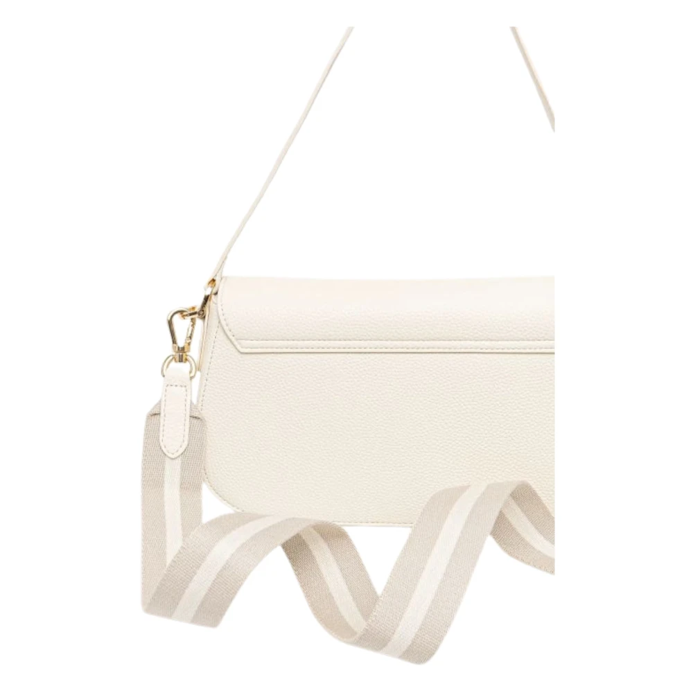 Twinset Nep Leren Middelgrote Schoudertas Beige Dames