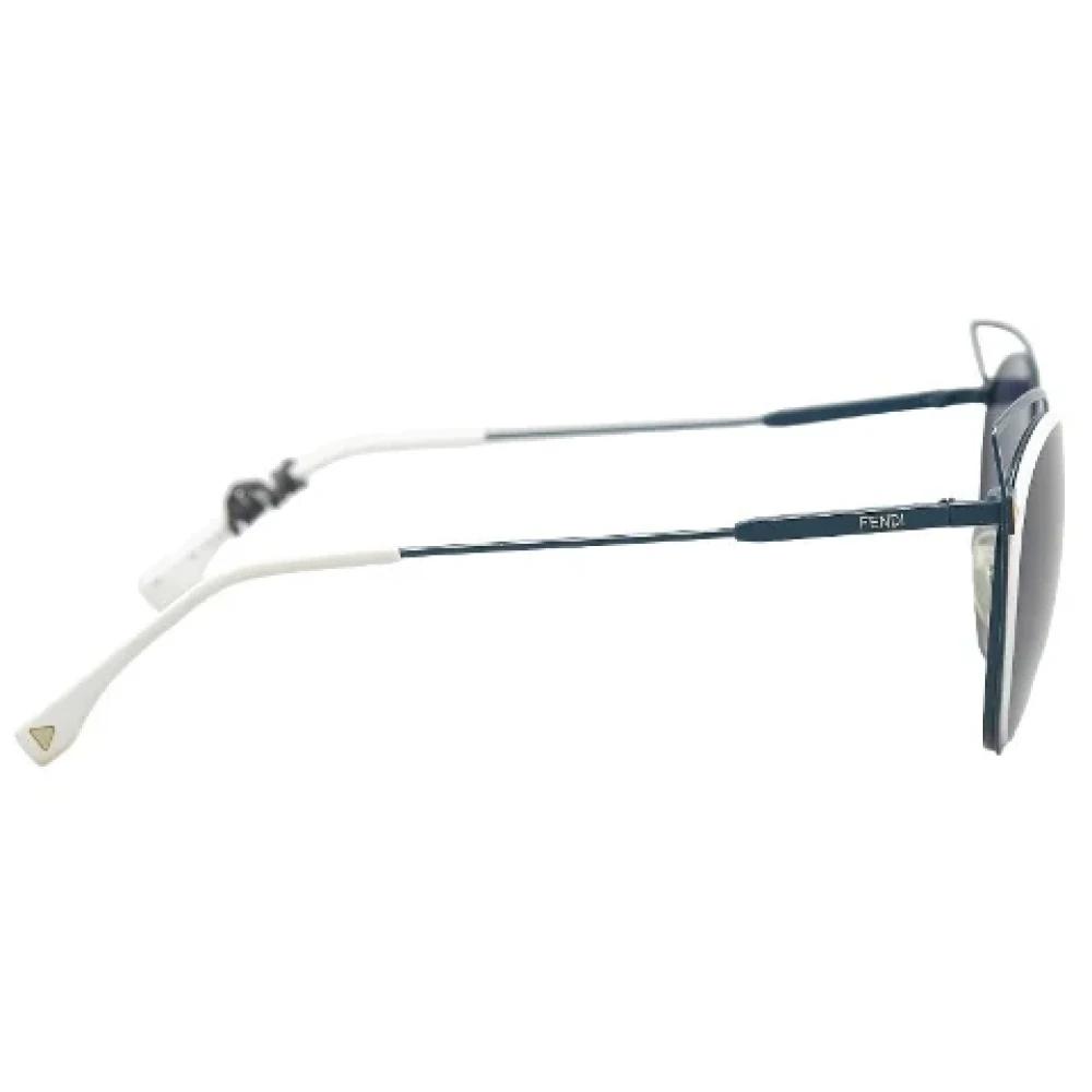 Fendi Vintage Pre-owned Plastic sunglasses Blue Dames