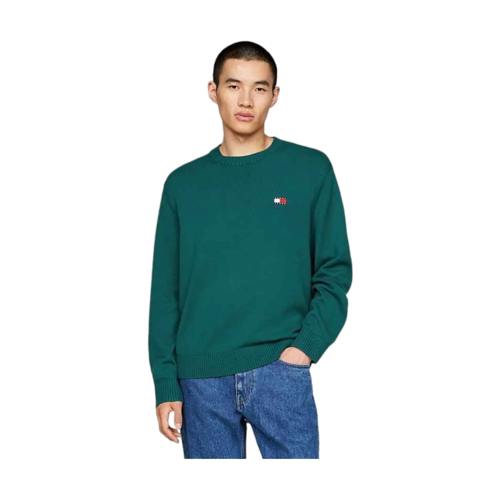 Tommy Jeans Stijlvolle Gebreide Top Green Heren