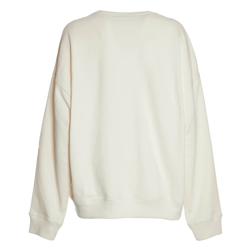 N21 Elegante Crewneck Sweatshirt in Melk Beige Dames