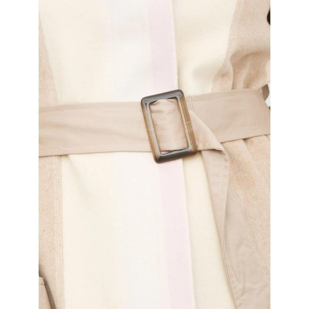 Marella Bruine Jas Beige Dames