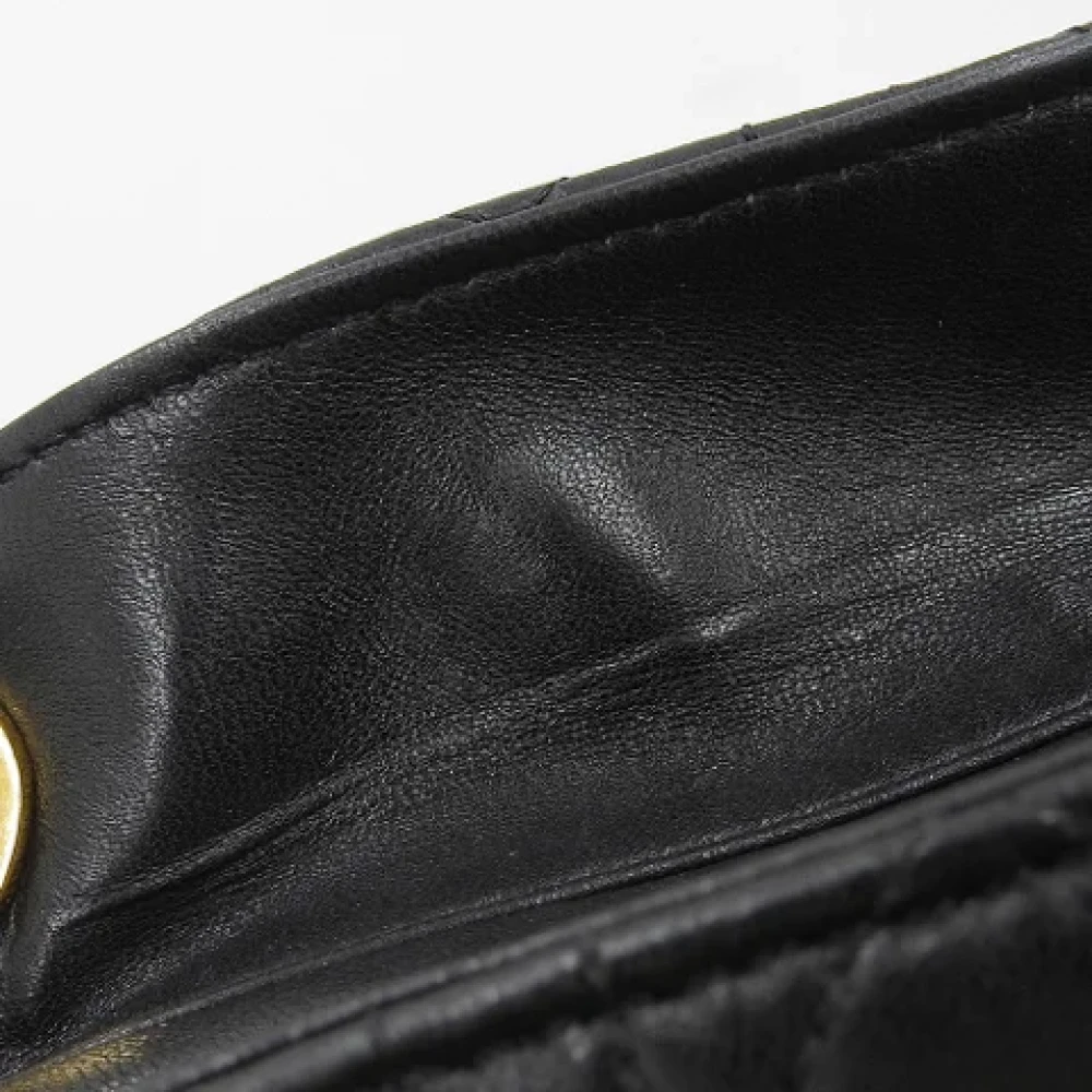 Dior Vintage Pre-owned Leather dior-bags Black Dames