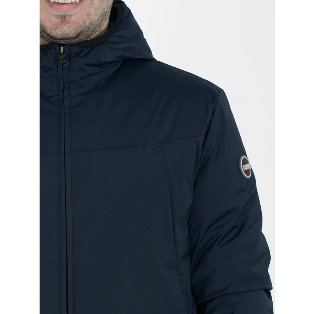 Colmar Blauwe Hoodies Originele Stijl Blue Heren