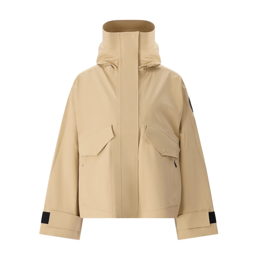 Canada Goose Beige Rain Clothing, Female, L, Rain Jacket