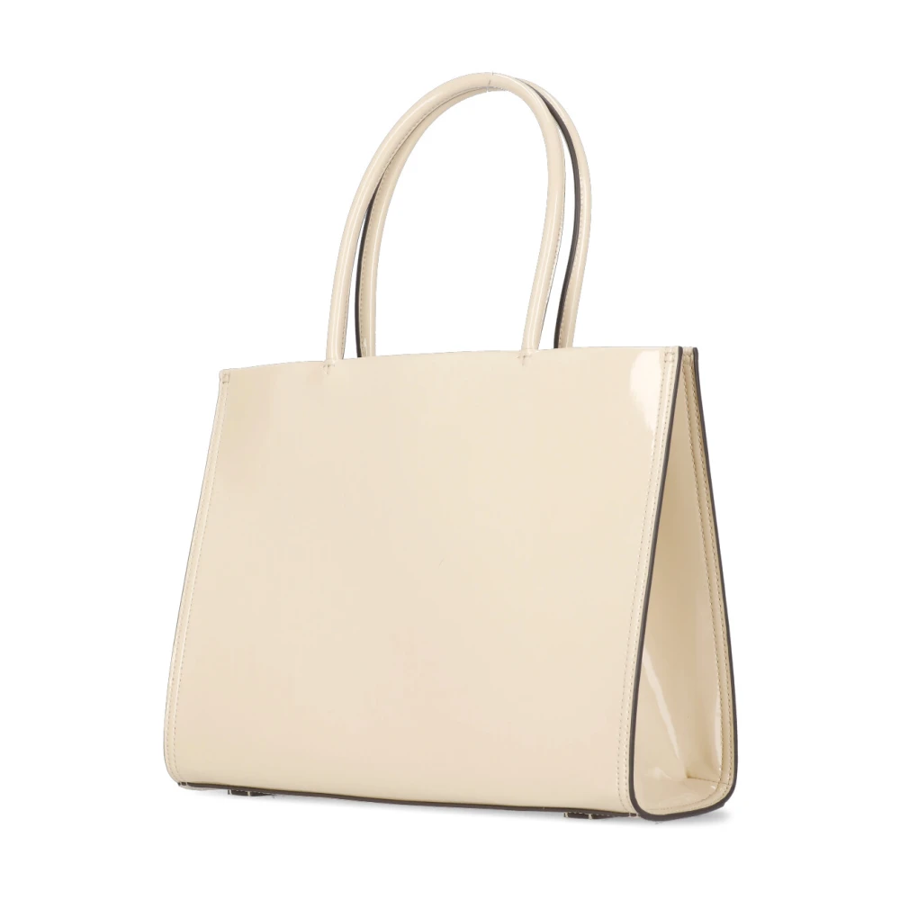 TORY BURCH Synthetisch leren damestas met handvatten Beige Dames