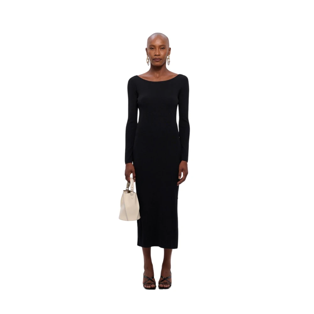 Armani Exchange Elegante Jurk voor Vrouwen Black Dames