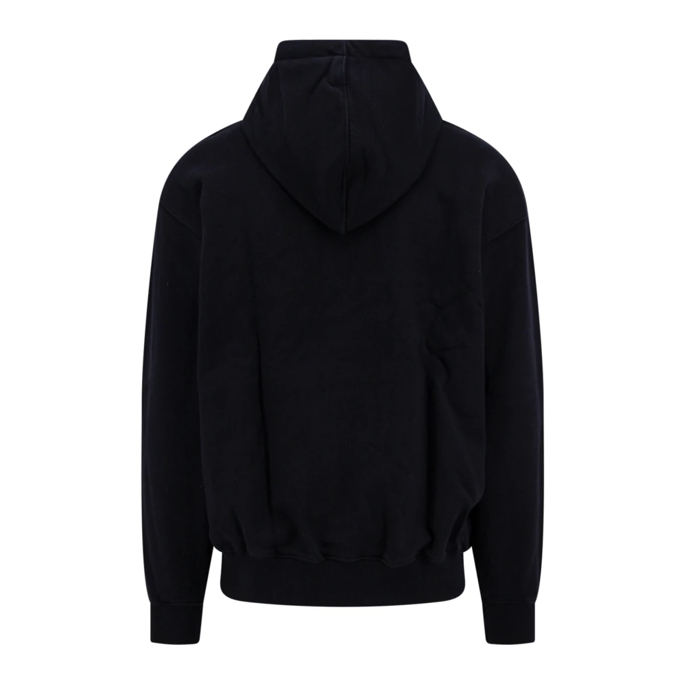 Drole de Monsieur Zwarte Hoodie Aw23 Black Heren