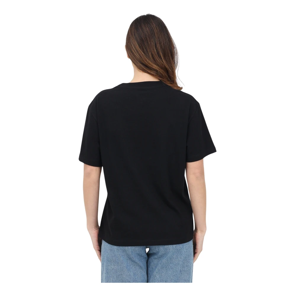 Calvin Klein Jeans Zwart T-shirt met CK-logo Black Dames
