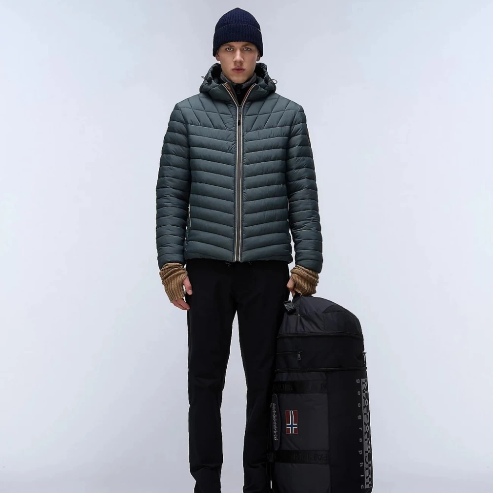 Napapijri Stijlvolle Winterjas in Blauw Green Heren