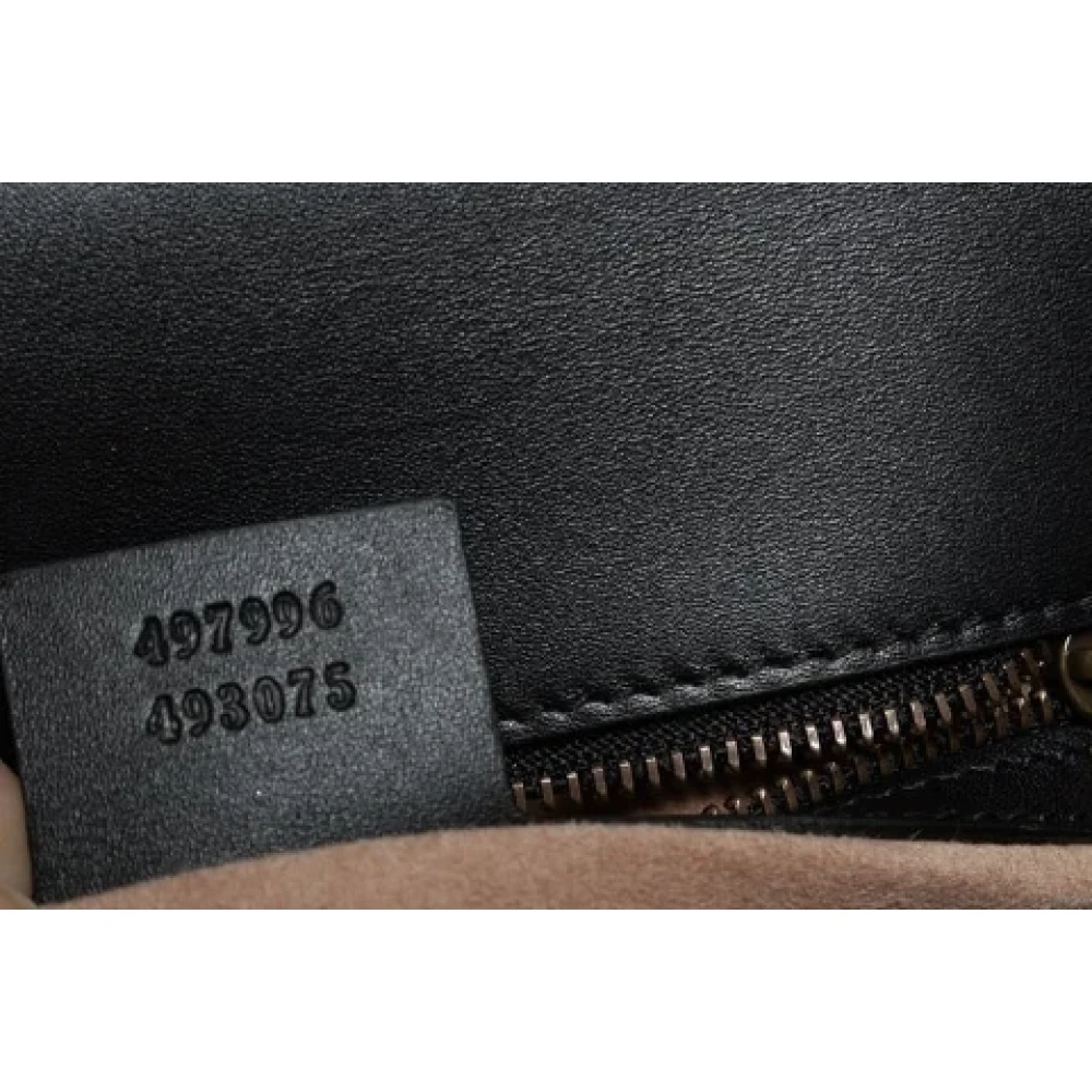 Gucci Vintage Pre-owned Leather gucci-bags Black Dames