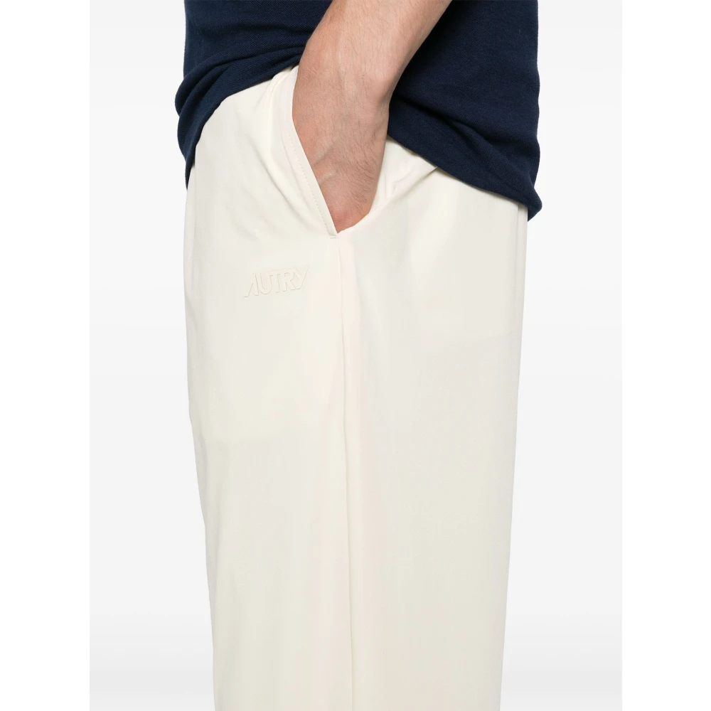 Autry Nylon Jogger Broek White Heren
