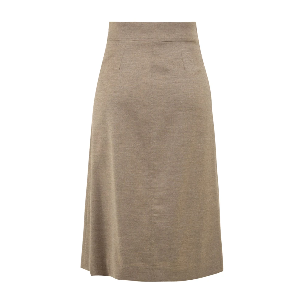 Drumohr Bruine Rok Donna Model Ls619Gpm Brown Dames