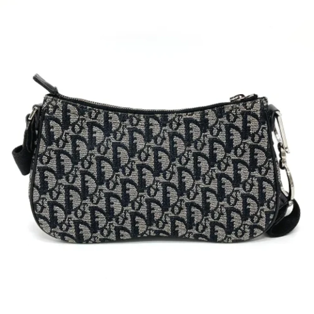Dior Vintage Pre-owned Fabric dior-bags Gray Dames