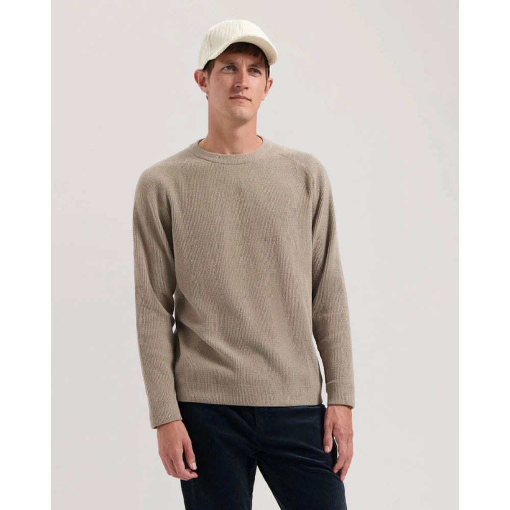 Dstrezzed Njord Crew Pullover Brown Heren
