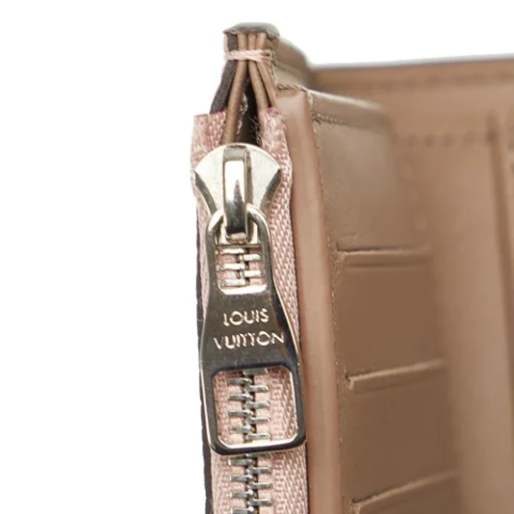 Louis Vuitton Vintage Pre-owned Leather wallets Pink Dames