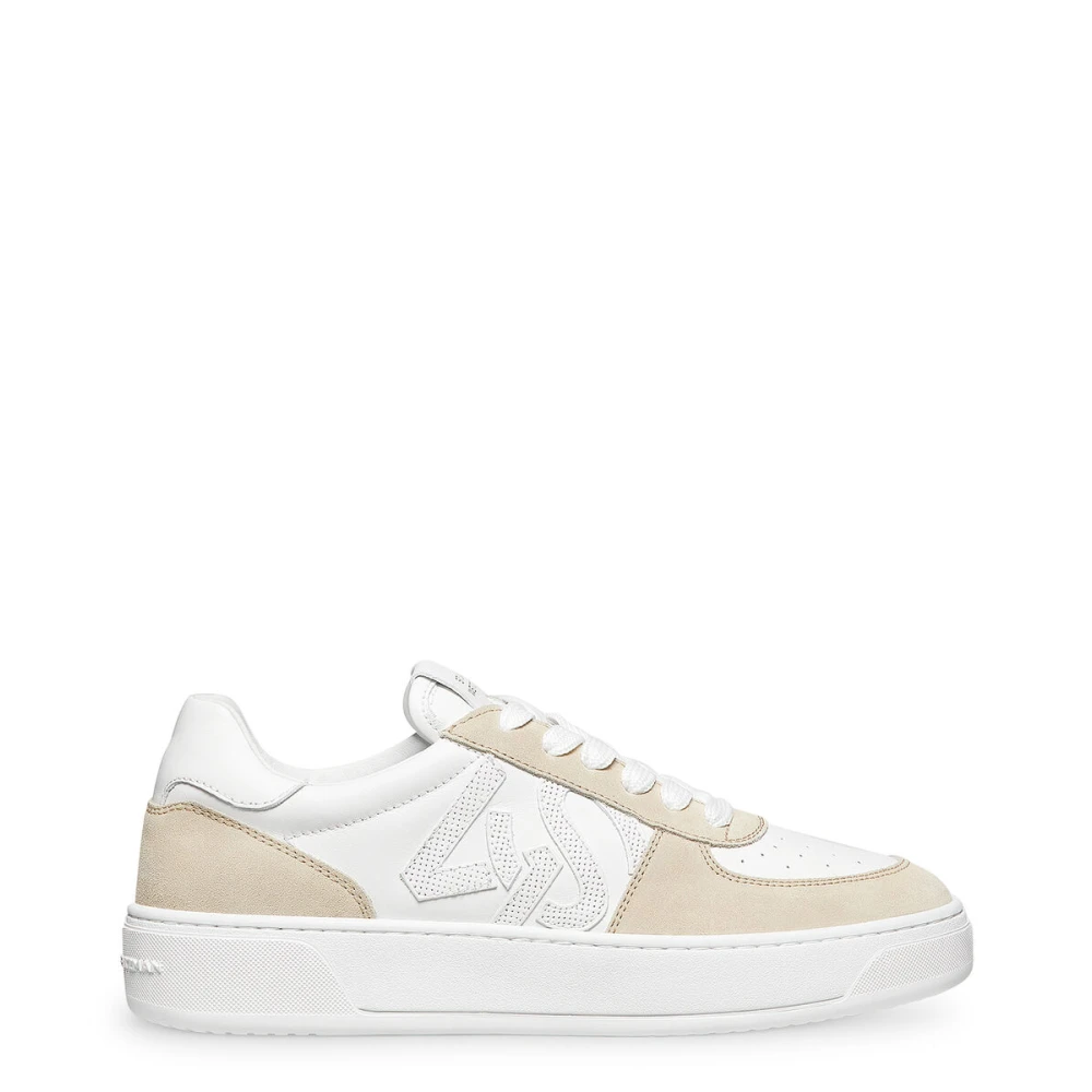 Stuart Weitzman SW Courtside Monogram Sneaker Dames Schoenen Wit