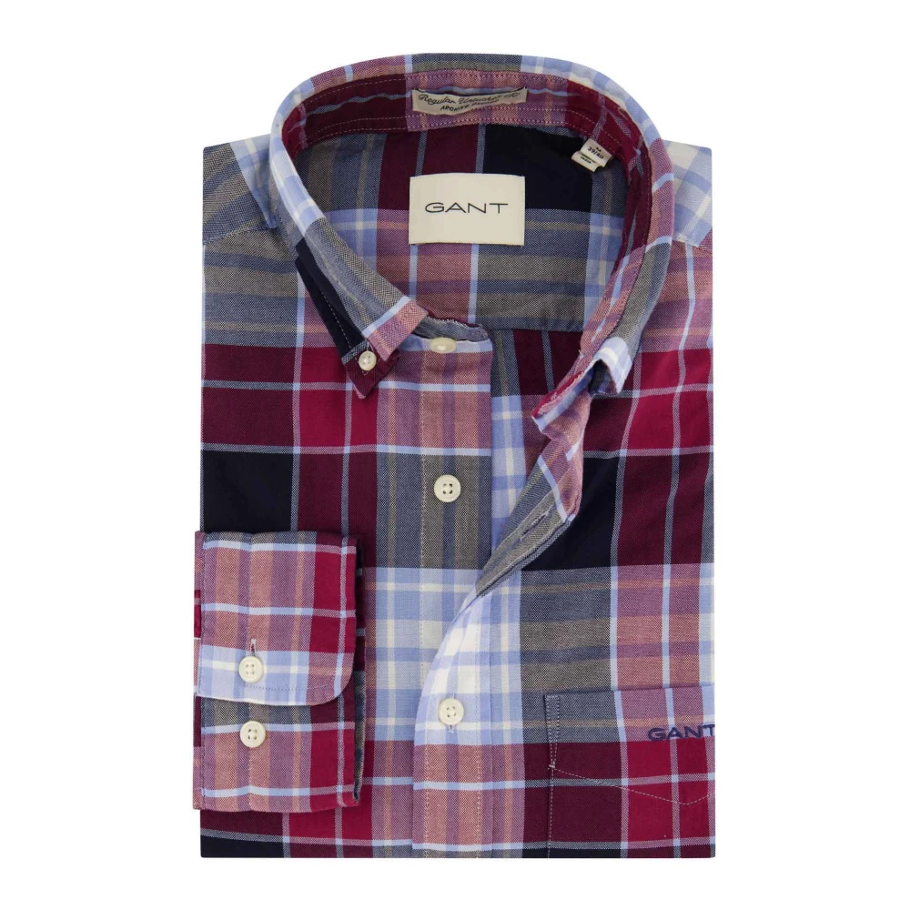 Gant Casual Rood Overhemd Red Heren