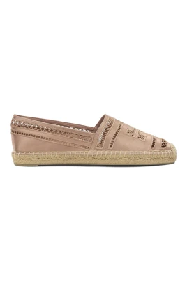 Espadriller med spetsdetaljer