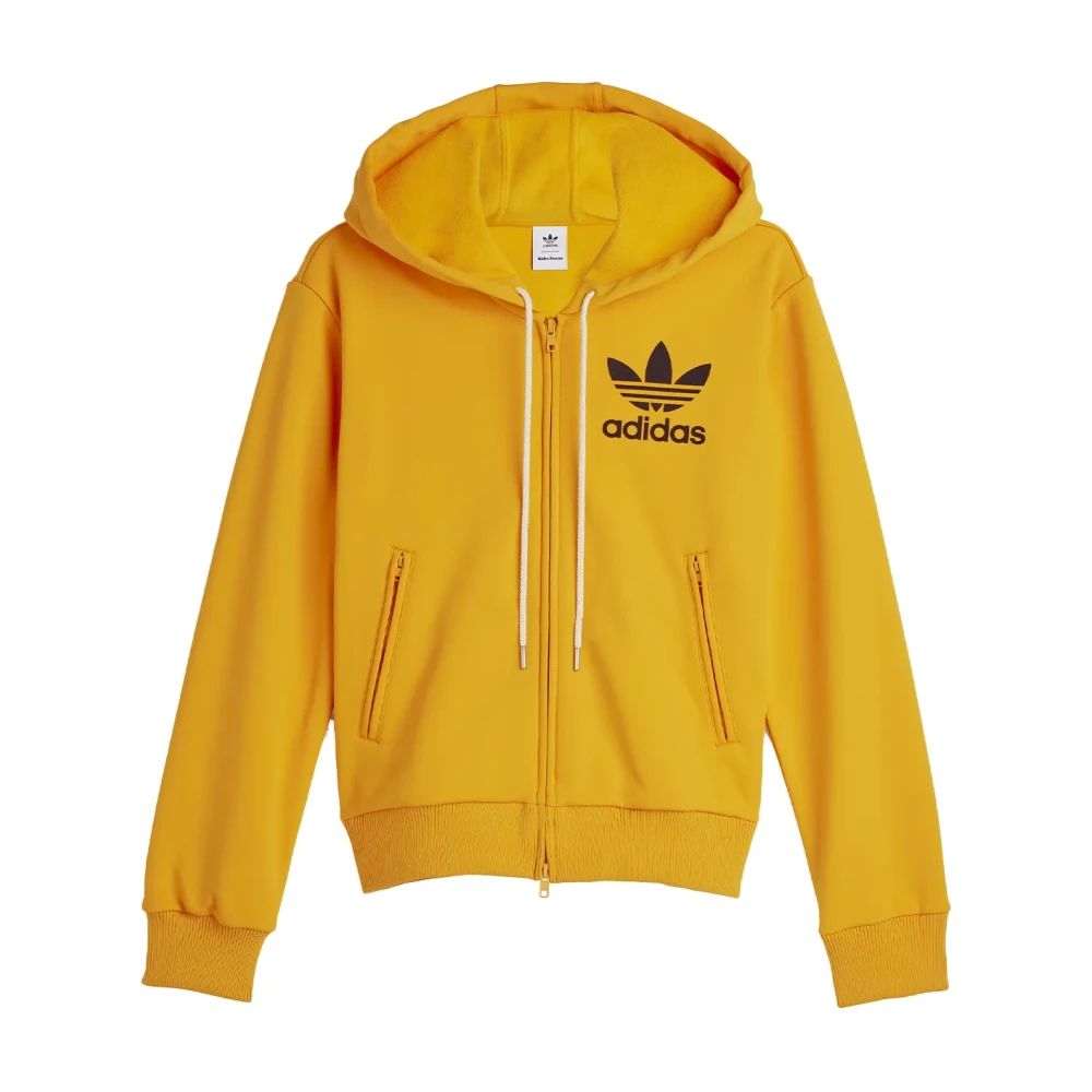 Adidas Men's Yellow Long Sleeve Training Tops, M, Wb Track Hoodie