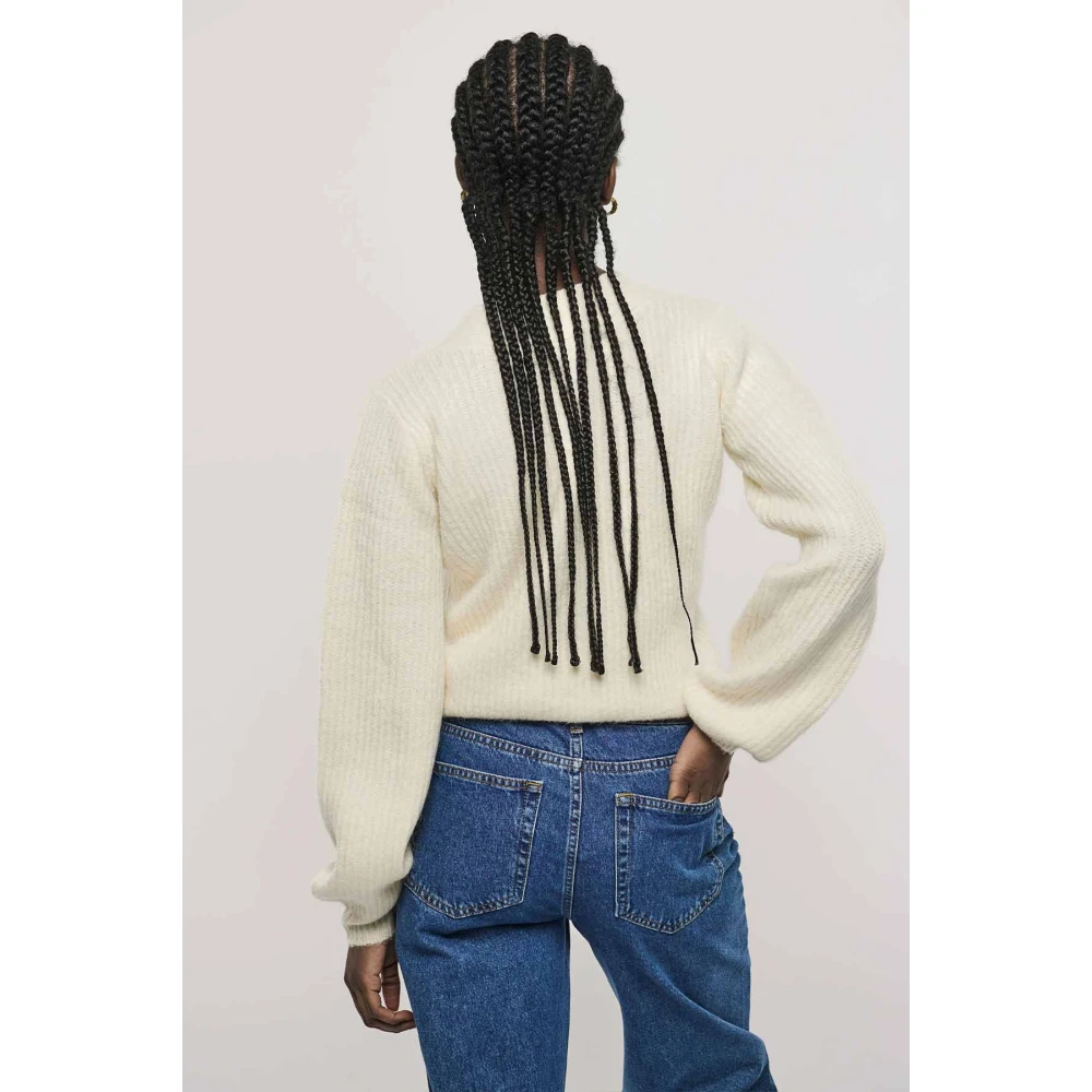 MbyM Zachte Tribeca Cardigan Trui White Dames