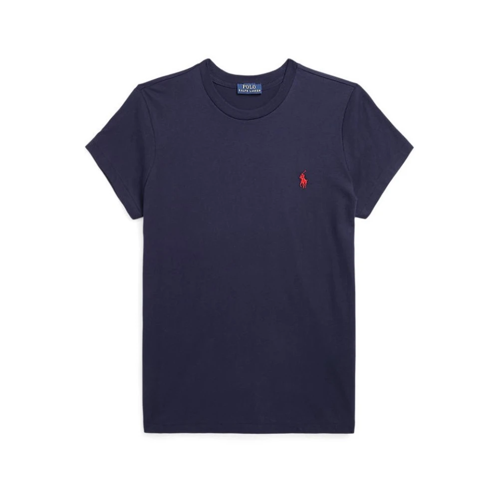Ralph Lauren Polo Shirt met Pony Logo Blue Dames