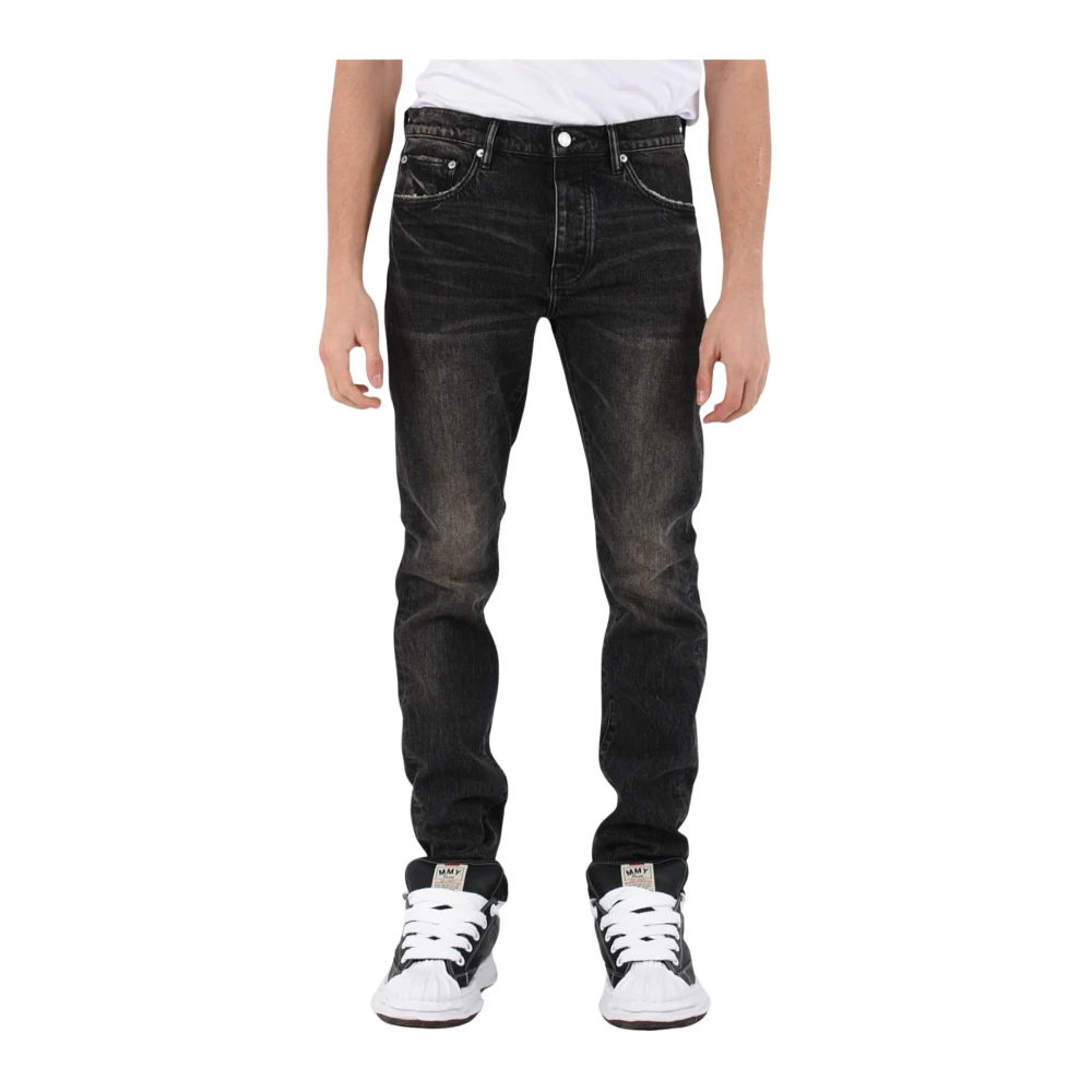 Purple Brand Stretch Denim Skinny Jeans Black, Herr