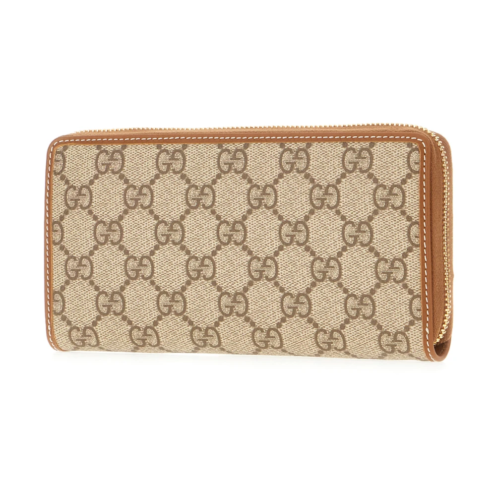Gucci Stijlvolle Portemonnee Beige Dames